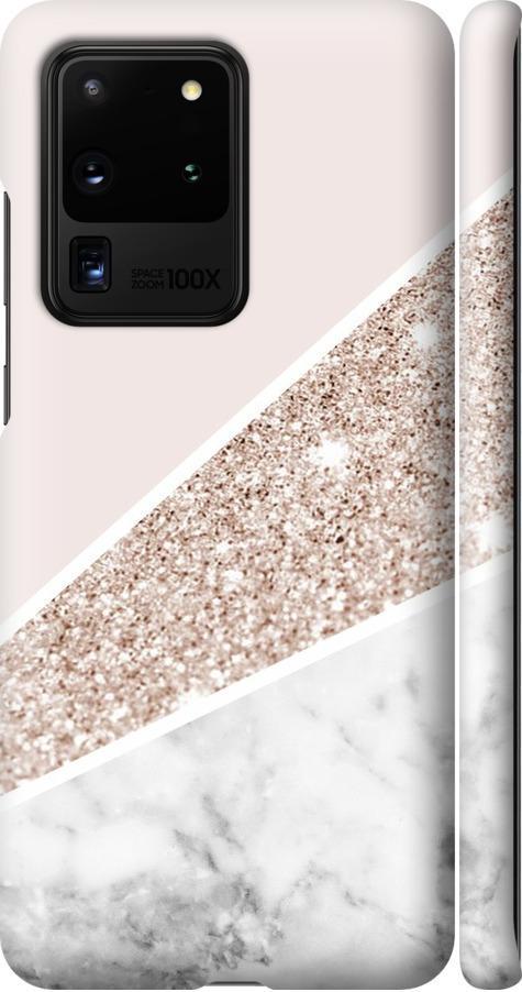 Чехол на Samsung Galaxy S20 Ultra Пастельный мрамор (4342m-1831-42517)