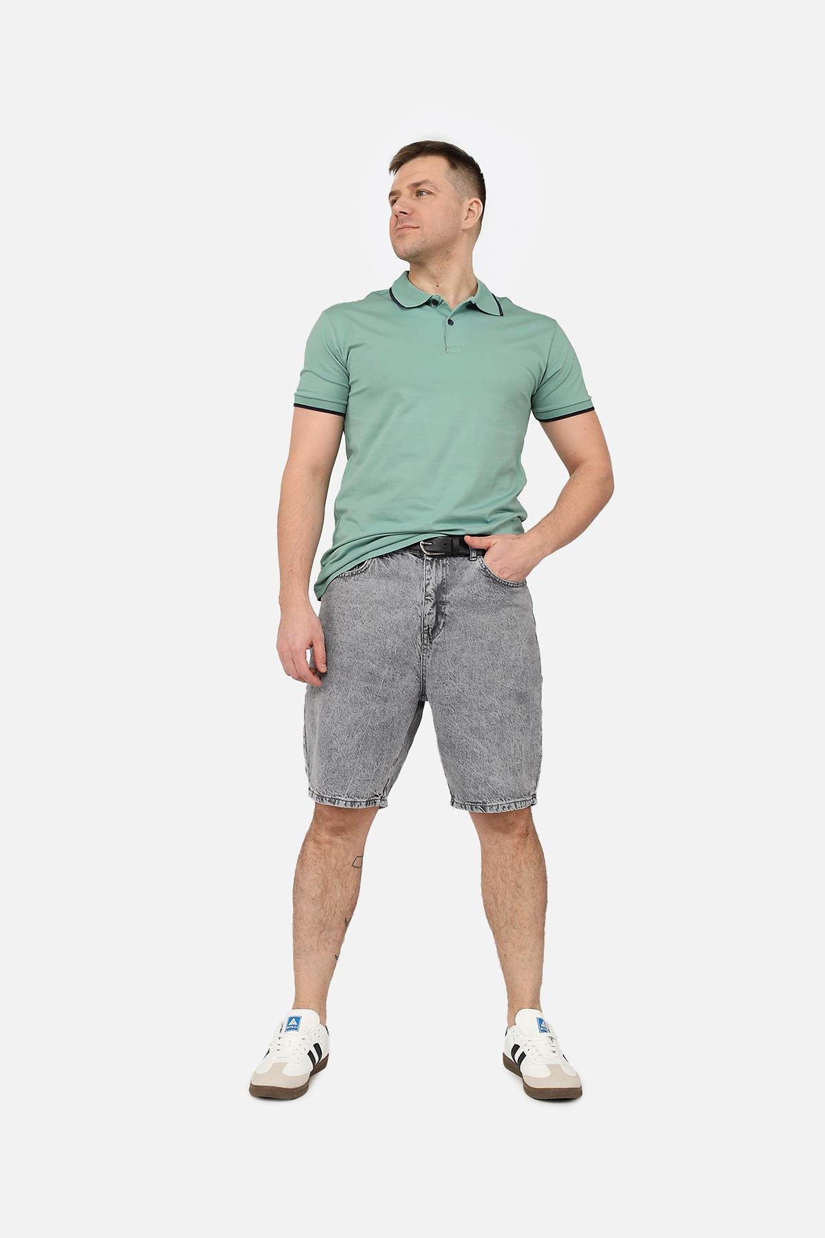 Футболка поло мужская ЦБ-00270091 р. 48 Мятный (SKT001045405)