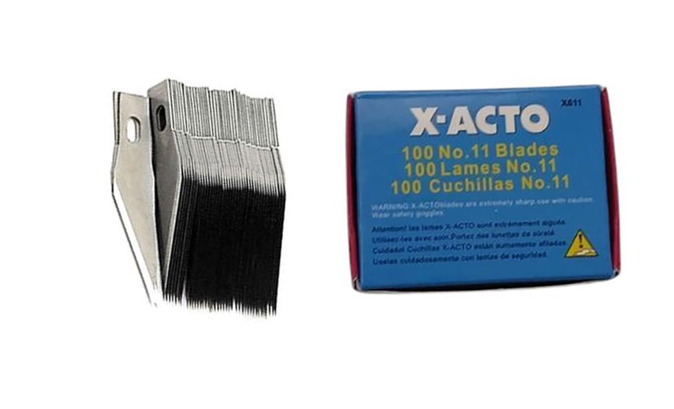 Леза X-Acto №11 100 шт. (26571463) - фото 3 Леза X-Acto №11 100 шт. (26571463) - фото 3