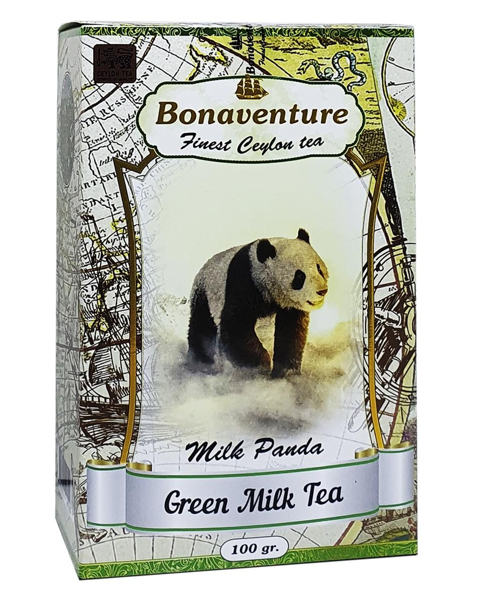 Чай Bonaventure Milk Panda Зеленый с ароматом молока 100 г (52765)