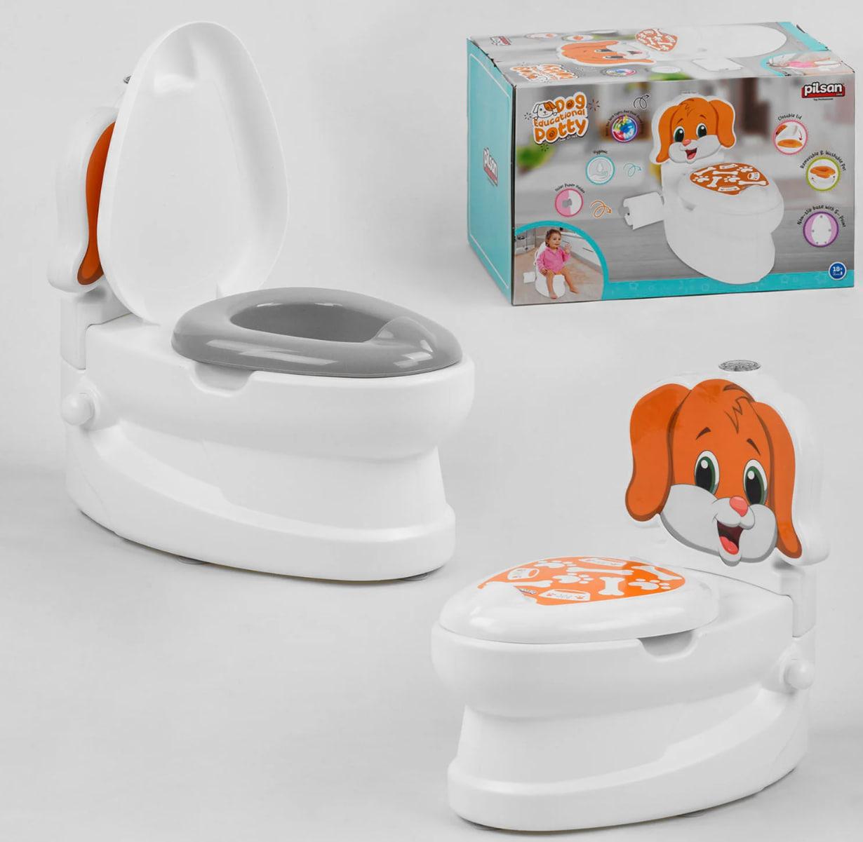 Горщик для дітей навчальний Pilsan 07-562 Собачка з тримачем для паперу музичний (2560495047) - фото 2 Горщик для дітей навчальний Pilsan 07-562 Собачка з тримачем для паперу музичний (2560495047) - фото 2