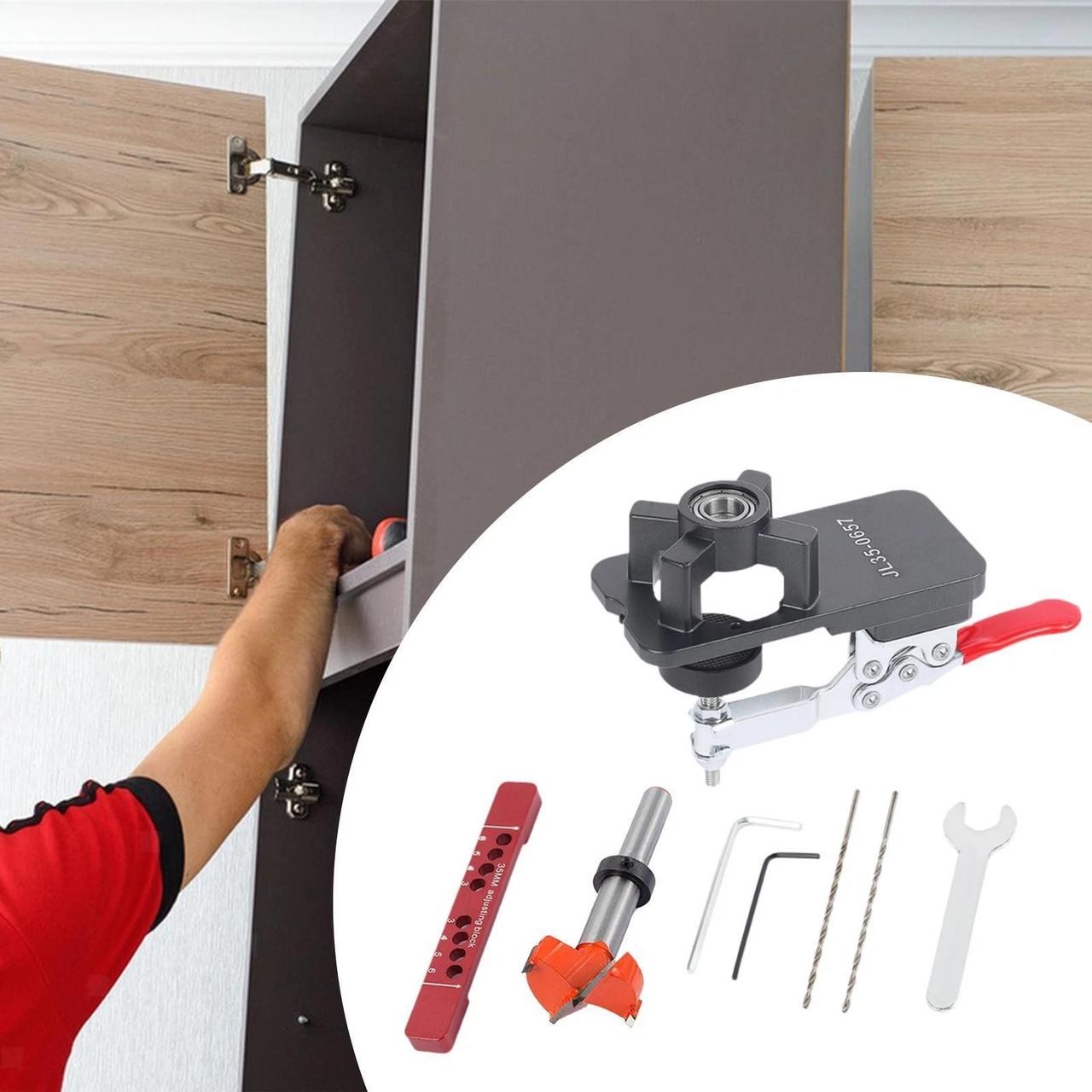 Шаблон для врезки мебельных петель круглый 35 мм и фреза форстнера JL-35 (id_117365) - фото 3 Шаблон для врезки мебельных петель круглый 35 мм и фреза форстнера JL-35 (id_117365) - фото 3