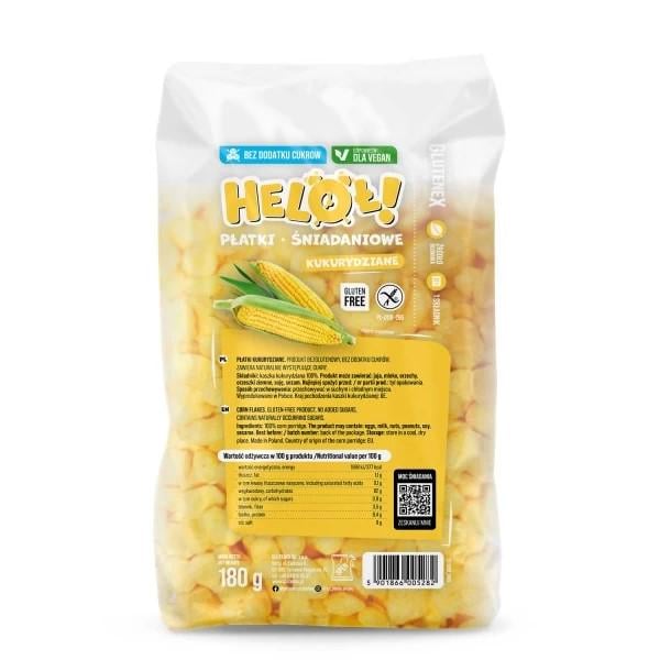 Сніданок сухий без глютену та без цукру Glutenex 180 г (5901866005282)