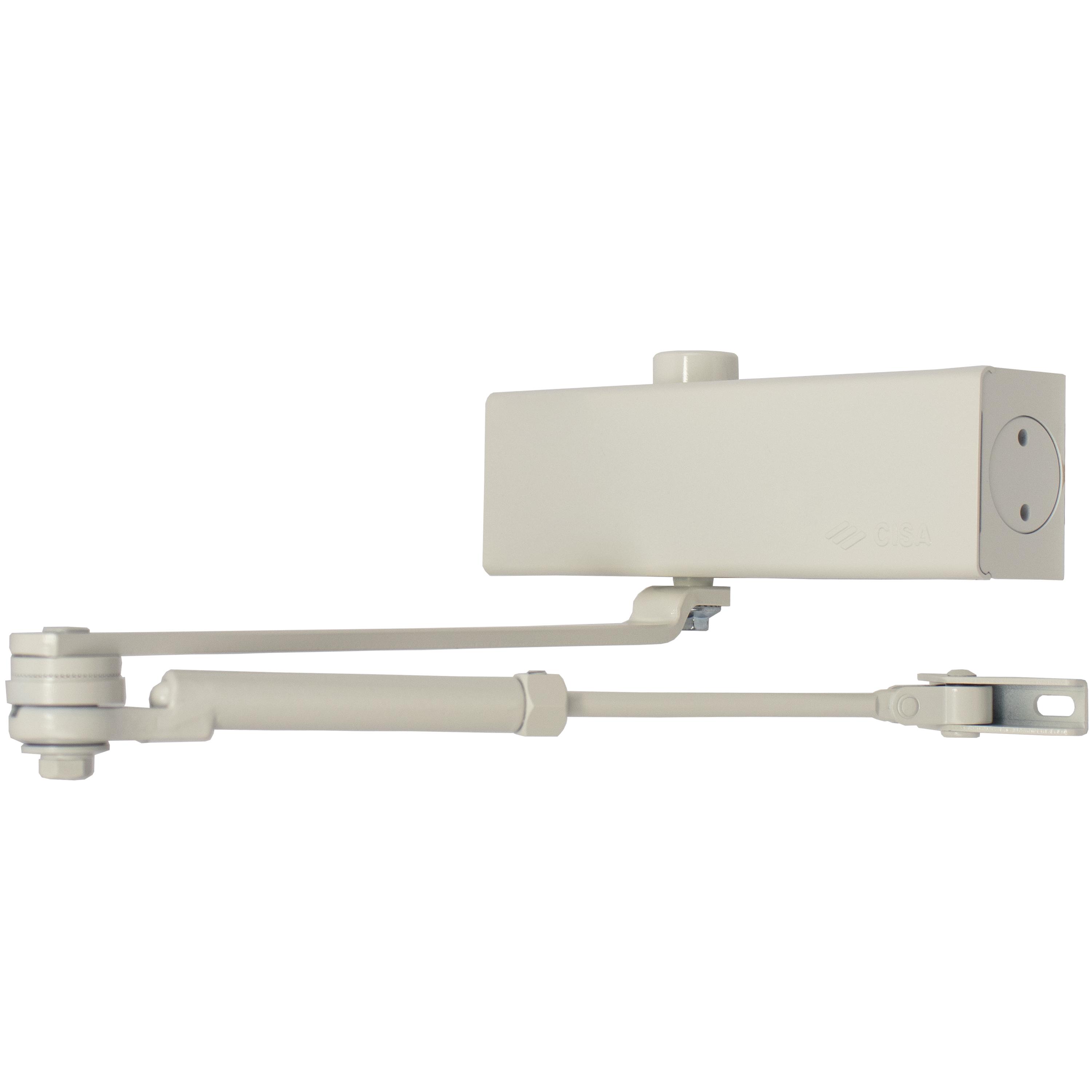 Доводчик Cisa C1510.03.0.45 Professional Plus2 STD FIRE до 80 кг Белый