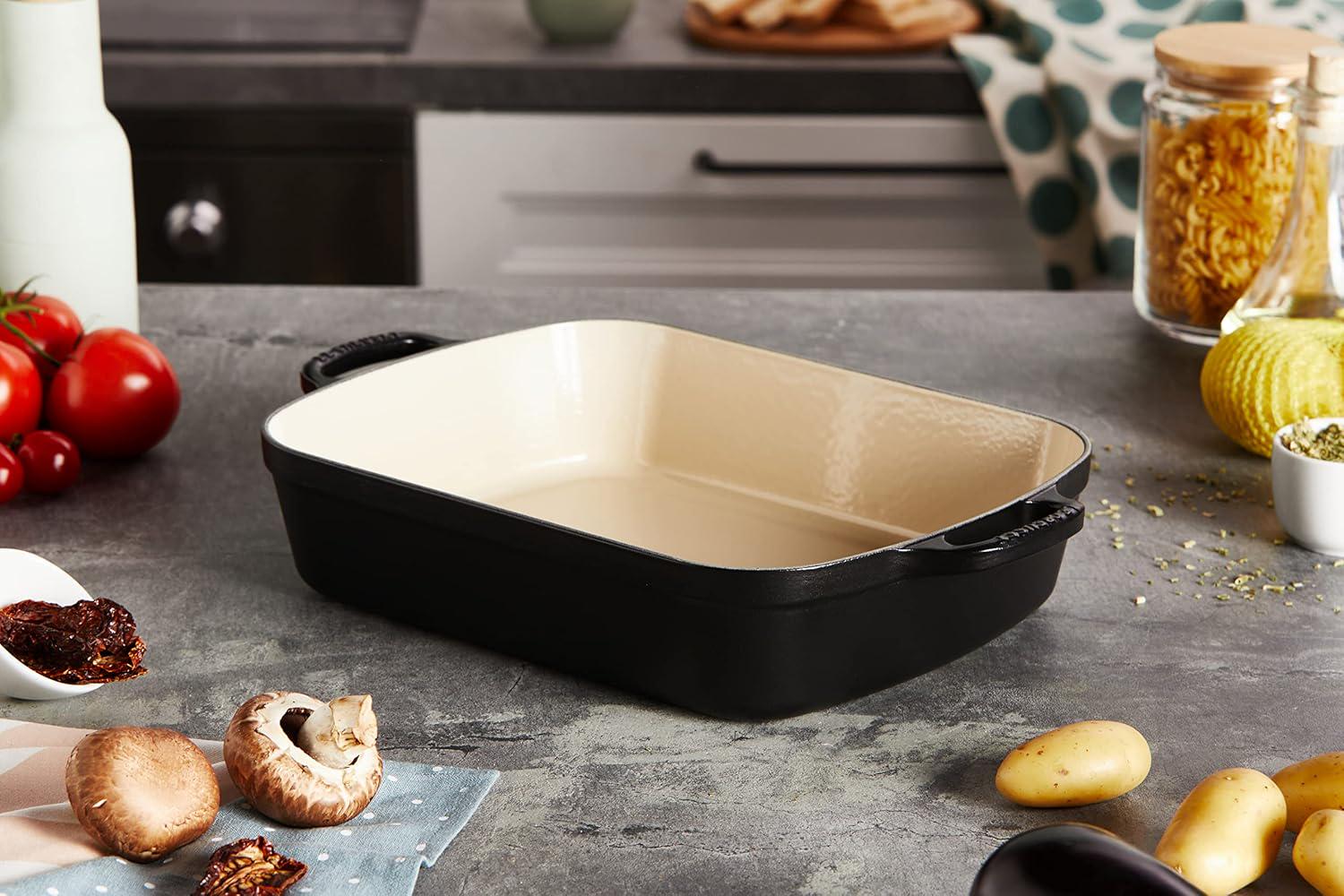 Форма для запекания Le Creuset Signature 33 см Satin Black (20184330002422) - фото 7