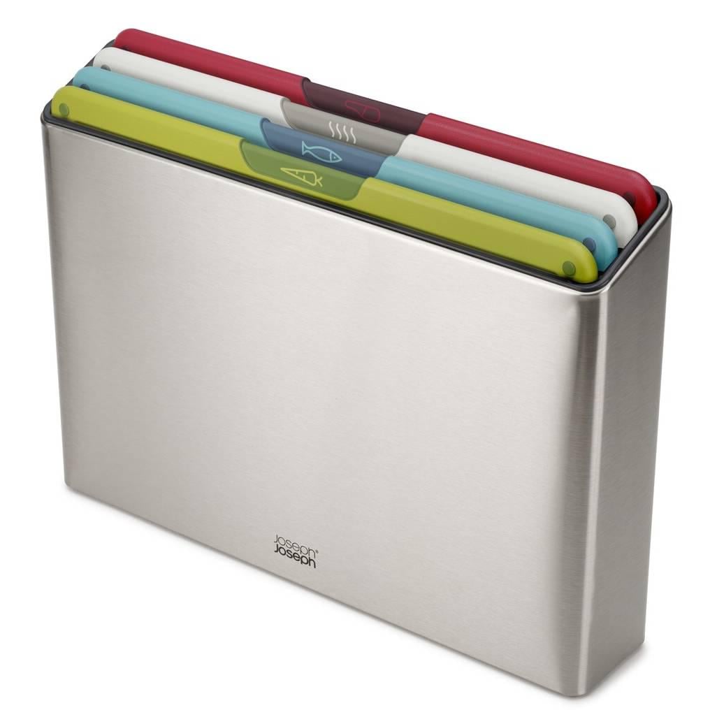 Набір обробних дощок Joseph Joseph Folio Icon Steel 4 шт. Multicolour (60226) Набір обробних дощок Joseph Joseph Folio Icon Steel 4 шт. Multicolour (60226)