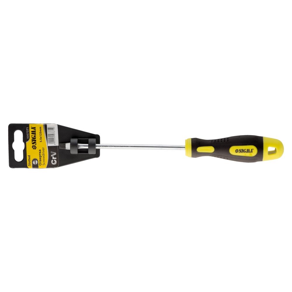 Викрутка шліцьова Sigma Mega SL5,5x125 мм СrV (4007371)