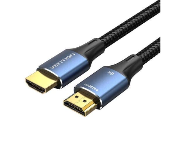 Кабель видео Vention Cotton Braided HDMI-A Male-Male HD v2.1 8K 5 м Blue (06ALGLJ)