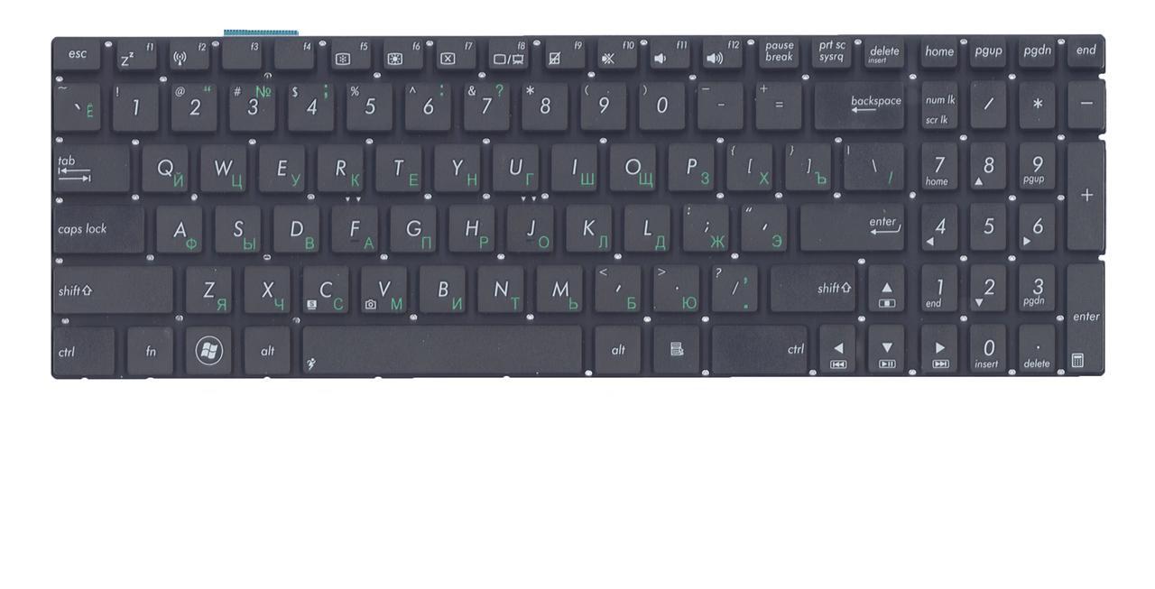 Клавиатура для ноутбука Asus R501 R501JN матовая (0KNB0-6120RU00)
