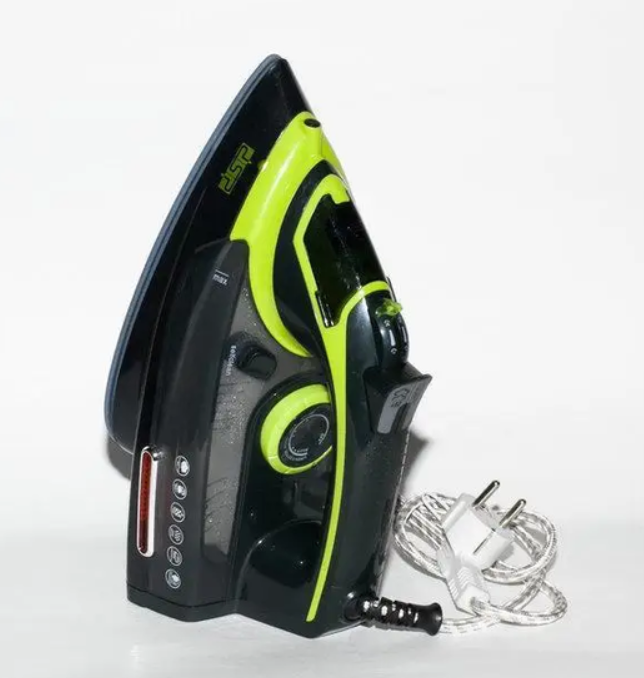 Утюг паровой DSP с керамической подошвой и защитой от перегрева 2000W (KD-1004PR) - фото 8 Утюг паровой DSP с керамической подошвой и защитой от перегрева 2000W (KD-1004PR) - фото 8