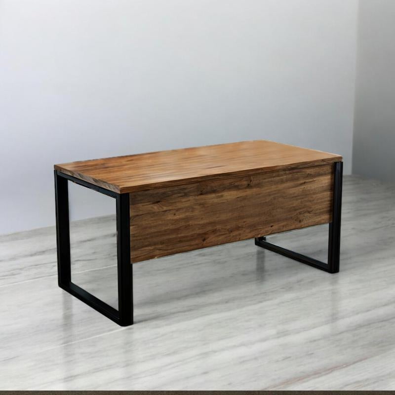 Стіл керівника Tobi Sho LOFT Volcano СКВ/1 прямий стільниця 36 мм 1800х800х765 Фаєрвуд - фото 2