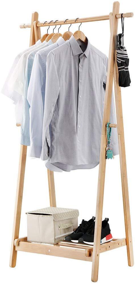 Вешалка-стойка для одежды из дерева Загора 60 Ваниль (СВГ-600102)