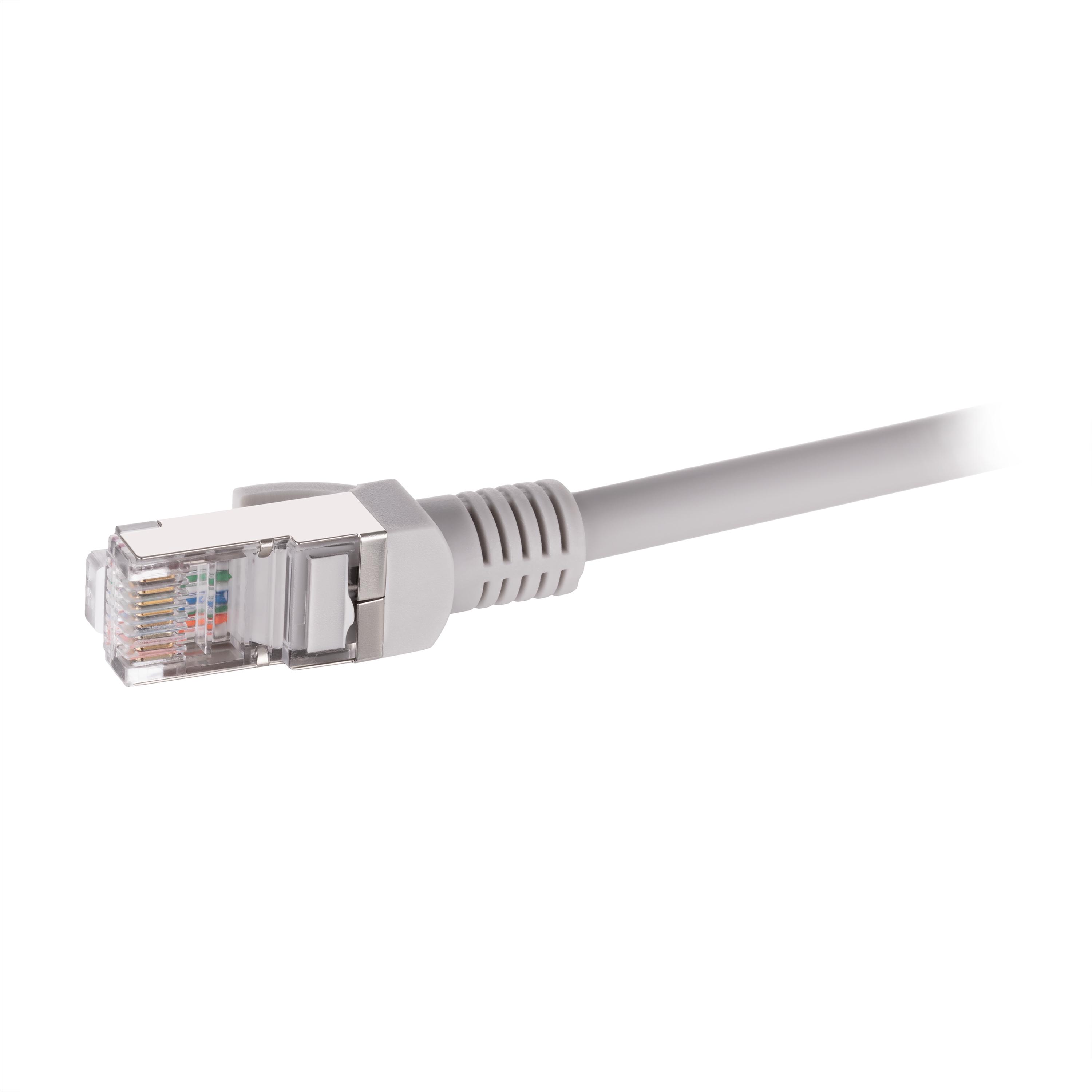 Патч-корд 2E Cat 5e FTP 26AWG RJ45 7/0.16 LSZH 3 м Серий (2E-PC5ECU-FTP3LSZH-GRY) - фото 2