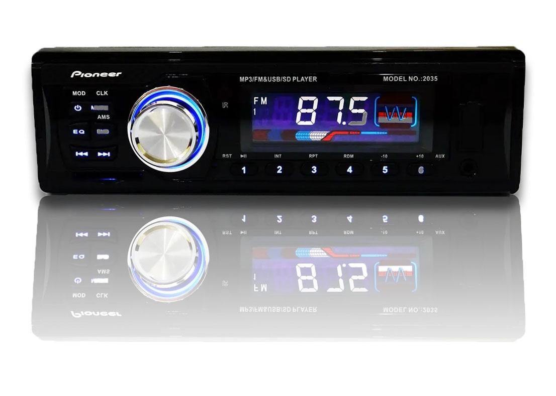 Автомагнітола USB/RGB SD/AUX/FM пульт 20354x50W