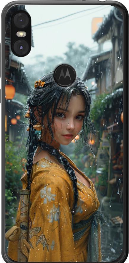 Чехол на Motorola One Anime-girl (6133t-1589-42517)