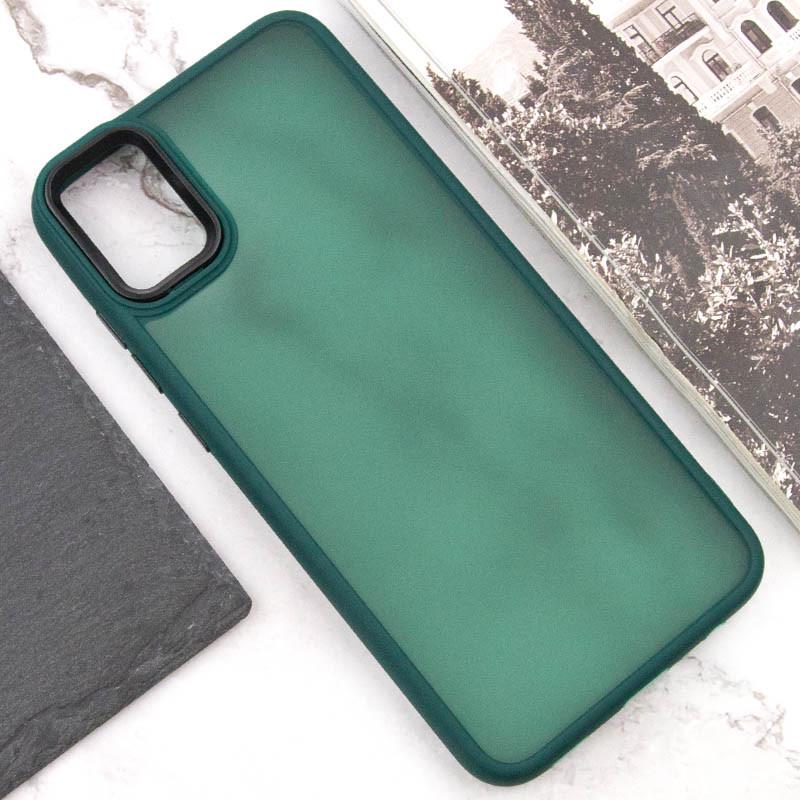 Противоударный чехол TPU+PC Lyon Frosted для Samsung Galaxy A06 Green - фото 4