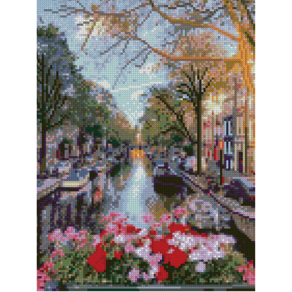 Алмазная мозаика Strateg Венецианский канал 30х40 см (Str-HX194)