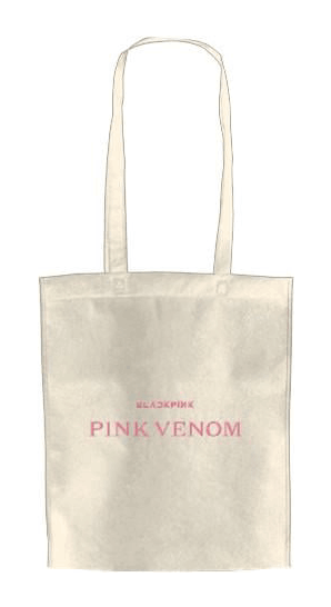 ЭКО-сумка для шопинга blackpink pink venom logo (1583383588-blackpink-pink-venom-logo)