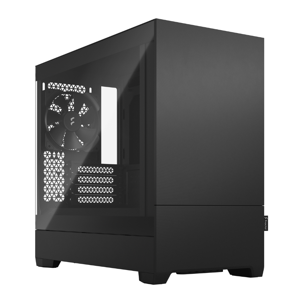 Корпус комп'ютерний Fractal Design Pop Mini Silent TG скло без БП Чорний (561333)