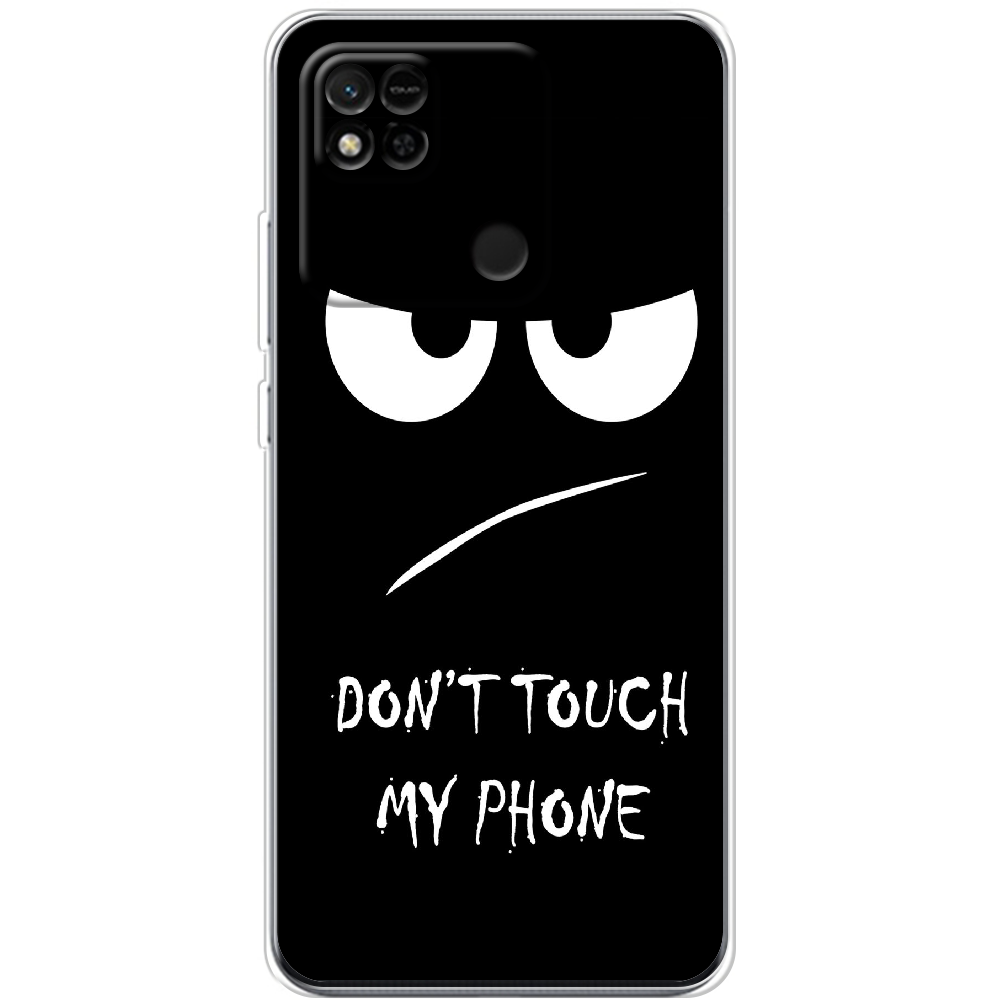 Чохол BoxFace Xiaomi Redmi 10A Don't Touch my Phone Прозорий силікон (44590-up535-44590)