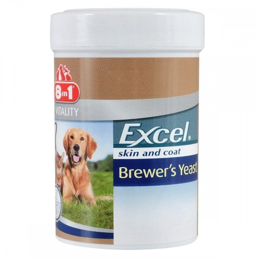 Пивні дріжджі для собак та котів 8in1 Excel Brewers Yeast 260 табл. (660432/108603)