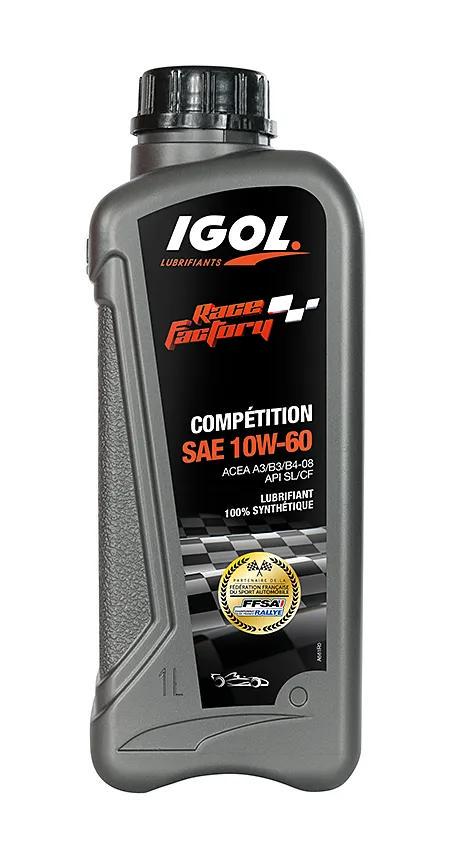 Моторное масло IGOL RACE FACTORY COMPETITION 10W-60 1 л (18075848)