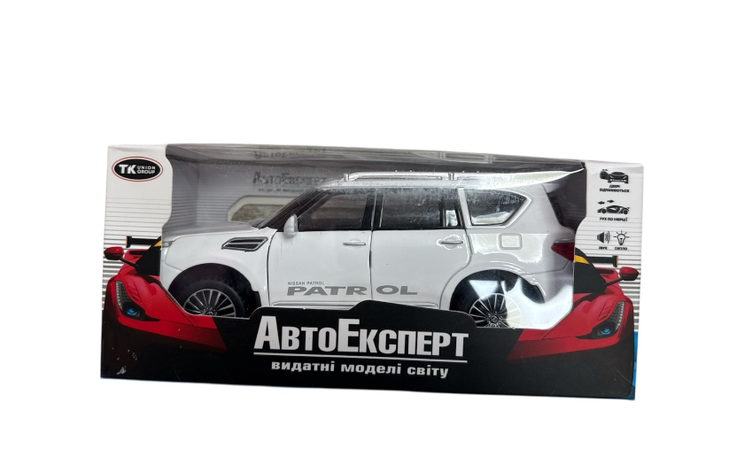 Машинка 50915 Авто Експерт металопластик 1:32 звук світло інерція та відкриваються двері
