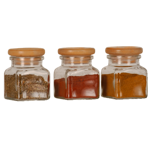 Набор емкостей для специй Practic President Line 120 мл 3 шт. (002695) - фото 1