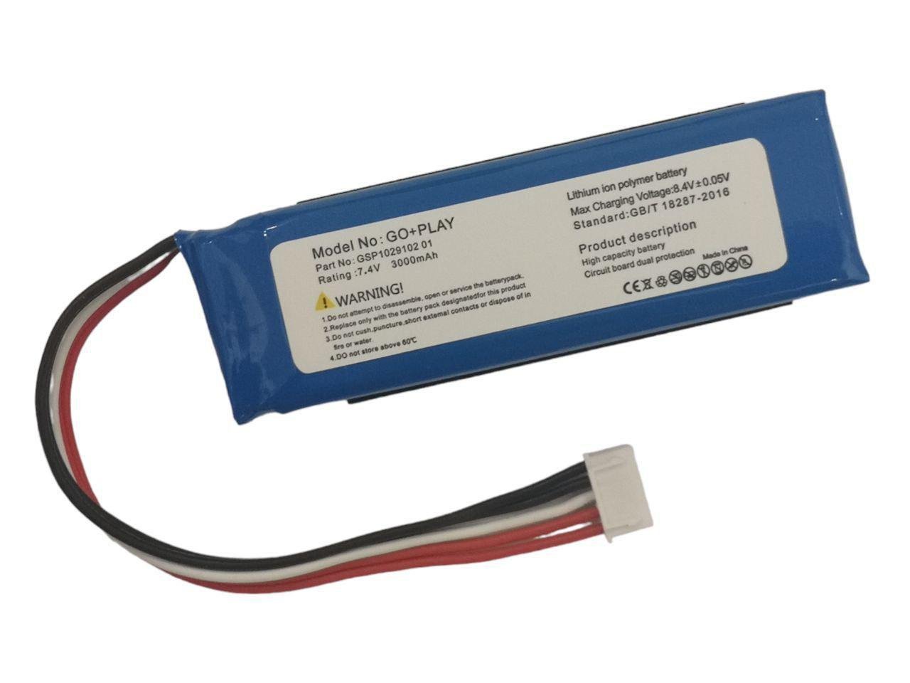 Аккумулятор для Harman Kardon Go Play/Go Play Mini GO+ CP-HK06/GSP1029102 01 3000 mAh (23692275) - фото 1 Аккумулятор для Harman Kardon Go Play/Go Play Mini GO+ CP-HK06/GSP1029102 01 3000 mAh (23692275) - фото 1