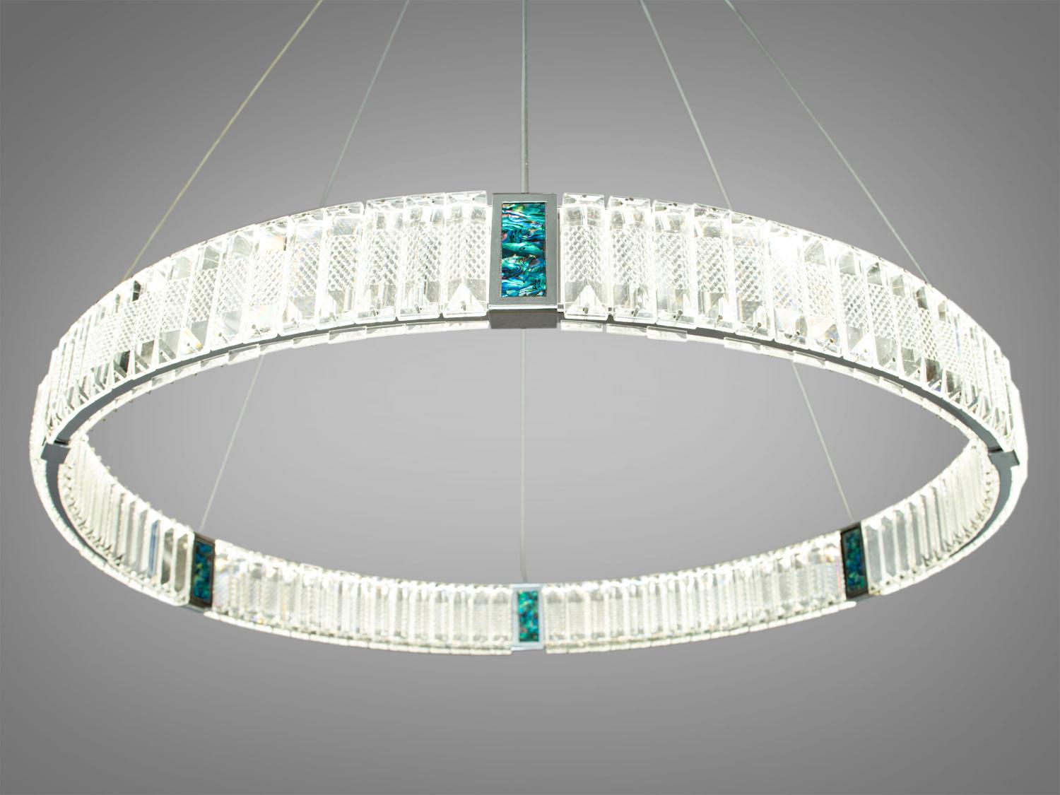 Люстра-підвіска світлодіодна кришталева 80 Вт (11780963) - фото 2 Люстра-підвіска світлодіодна кришталева 80 Вт (11780963) - фото 2