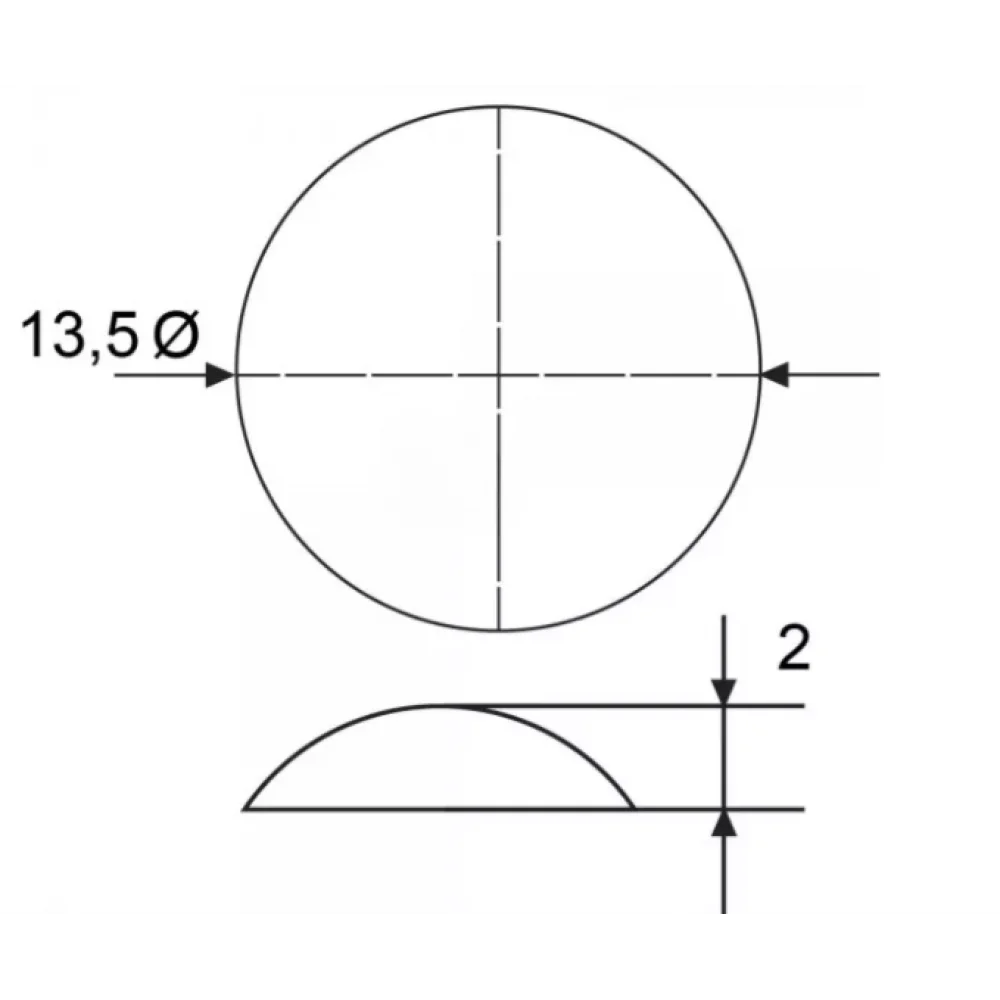Самоклеючі силіконові відбійники для фасадів Sigma d 13,5 мм 64 шт. Прозорий (AF0990) - фото 2