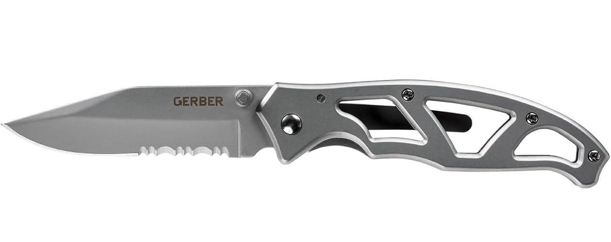 Ніж складаний туристичний Gerber Paraframe I Serrated Frame Lock нержавіюча сталь 76 мм (2564409116) - фото 1