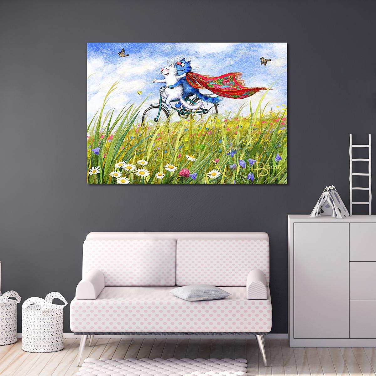 Модульная картина Навстречу весне 1 модуль 70x105 см