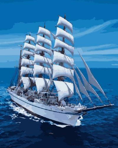 Картина по номерам Brushme Белые паруса (GX8866)