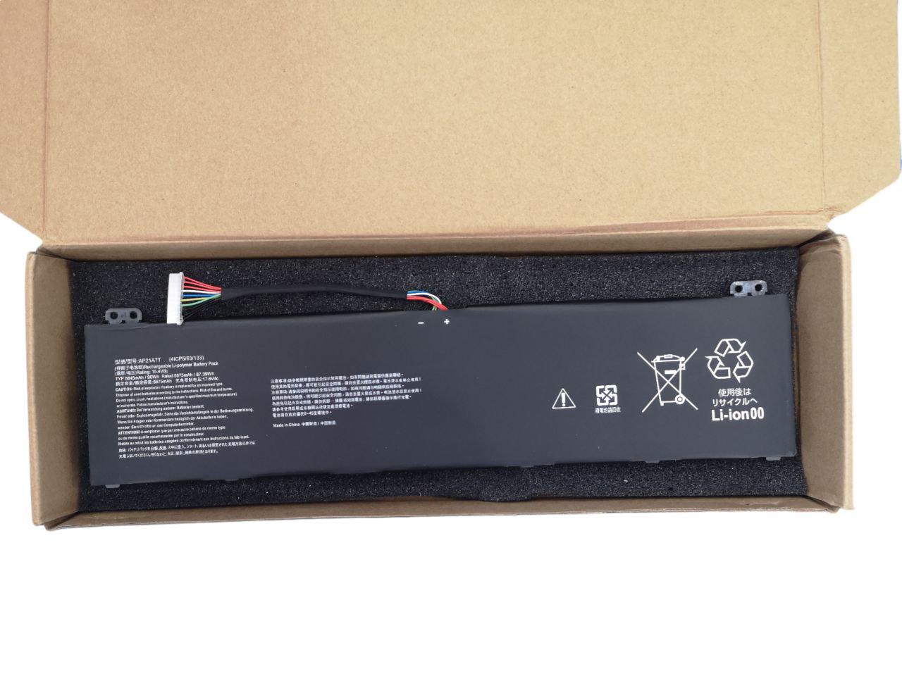 Аккумулятор для Acer Nitro 5 AN517-55/KT0040G014/AP21A5T/AP21A7T/AP21A8T 5845 mAh 90Wh (21174403)