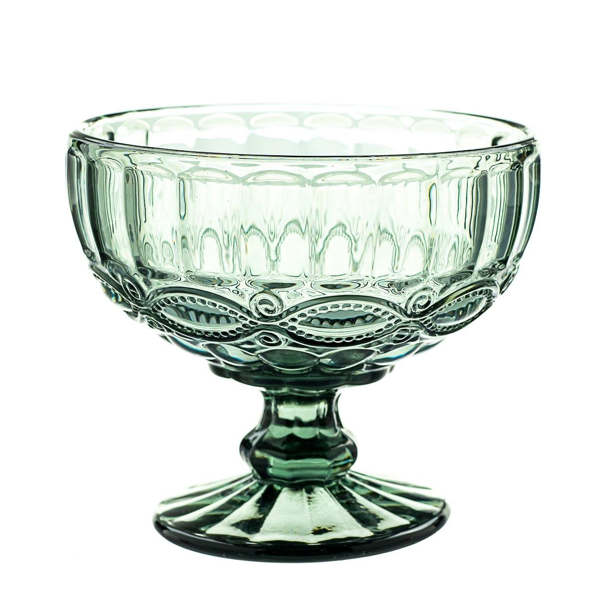 Набір скляних креманок Lefard Малахіт 300 мл 6 шт. (8428-029) - фото 2 Набір скляних креманок Lefard Малахіт 300 мл 6 шт. (8428-029) - фото 2