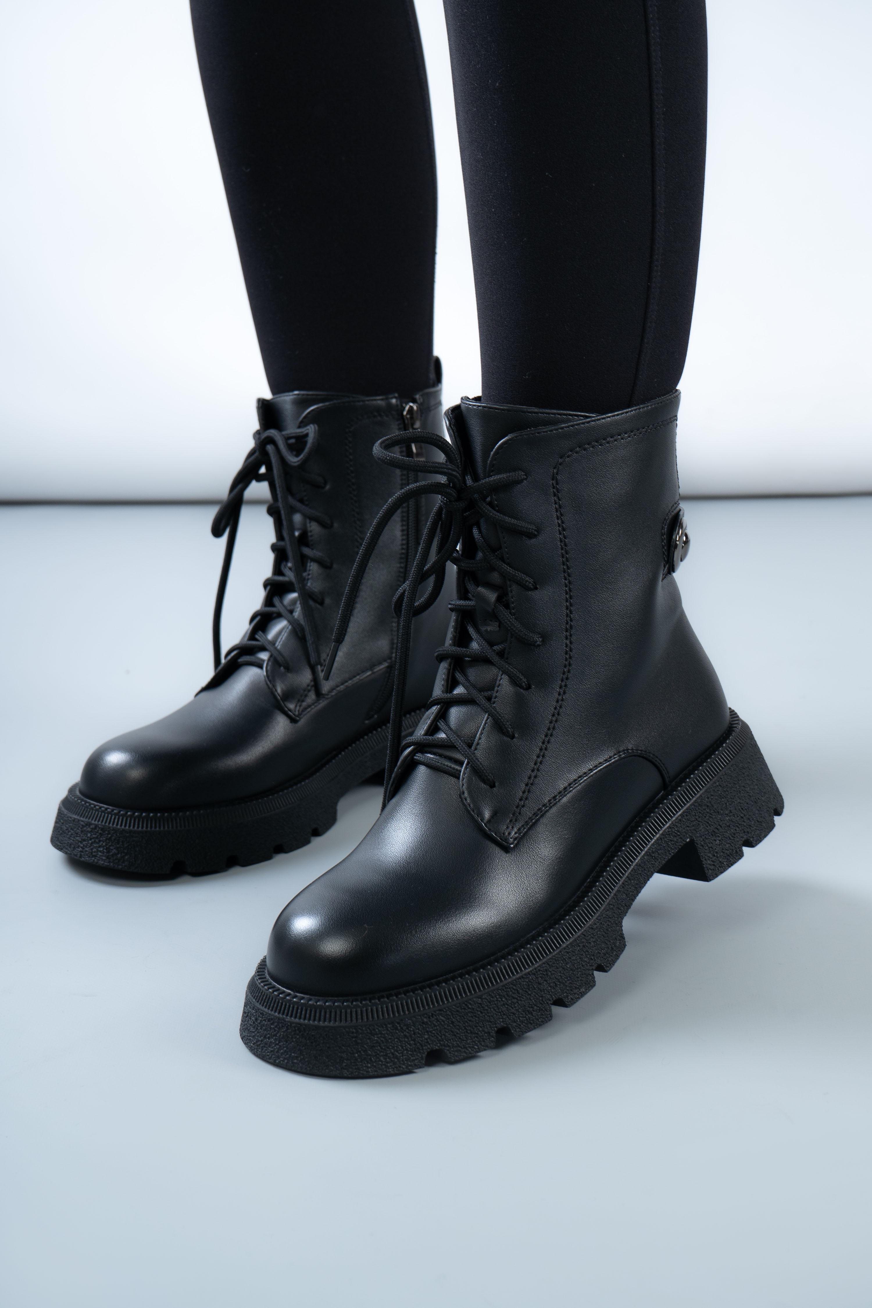 Ботинки женские Where Uwear UK5 р. 37 Черный (346651)