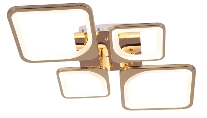 LED-люстра стельова Valeso V-K39047-2+2-TL GD з пультом 76W (28689773)