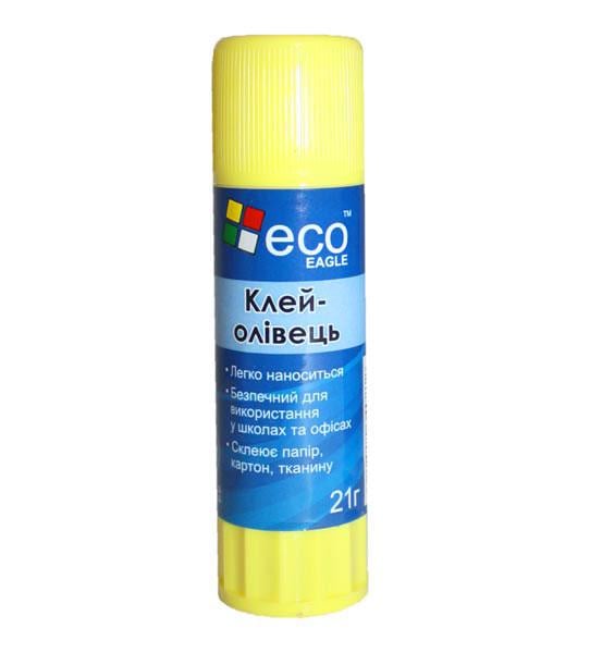 Клей-олівець Eco-Eagle 21 г на основі PVA (TY340-21) - фото 1