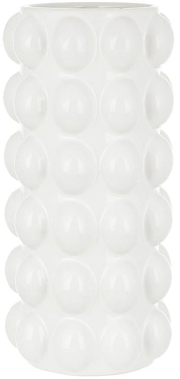 Ваза керамическая White Bubble 30 см Белый