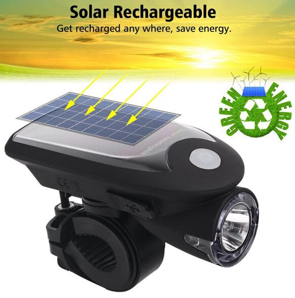 Велофара Yunduan solar YSB05 - фото 2