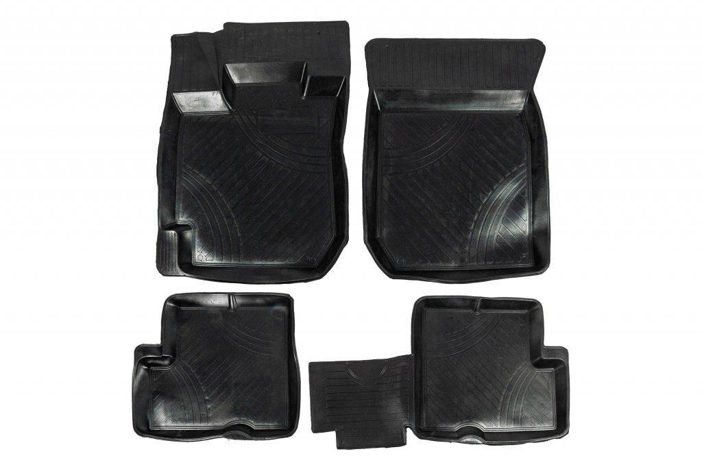 Коврики в автомобиль с бортом Polytep для Lada Largus 2012- гг. полиуретан 4 шт. Черный (187902)