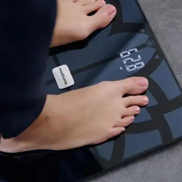 Ваги підлогові з додатком Medisana Bluetooth (02207) - фото 6 Ваги підлогові з додатком Medisana Bluetooth (02207) - фото 6