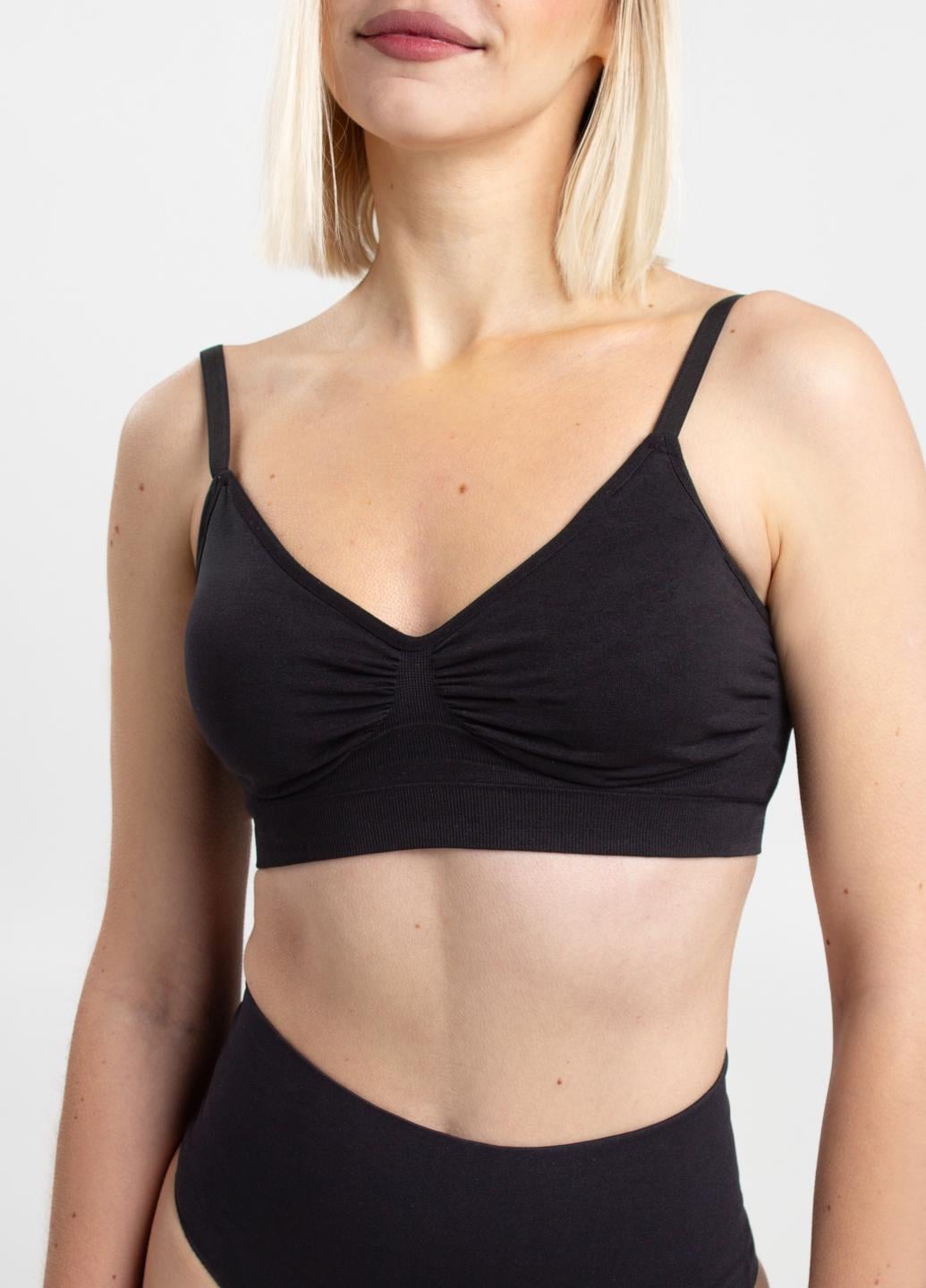 Топ жіночий Giulia BRA DOUBLE SHAPEWEAR із функцією бюстгальтера L/XL Black (33341424)