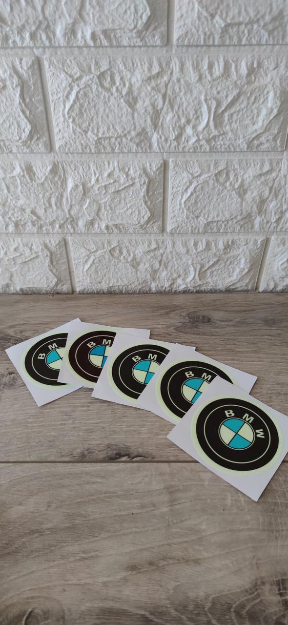 Пленка защитная на логотип авто BMW 5 шт. (KG-6231)