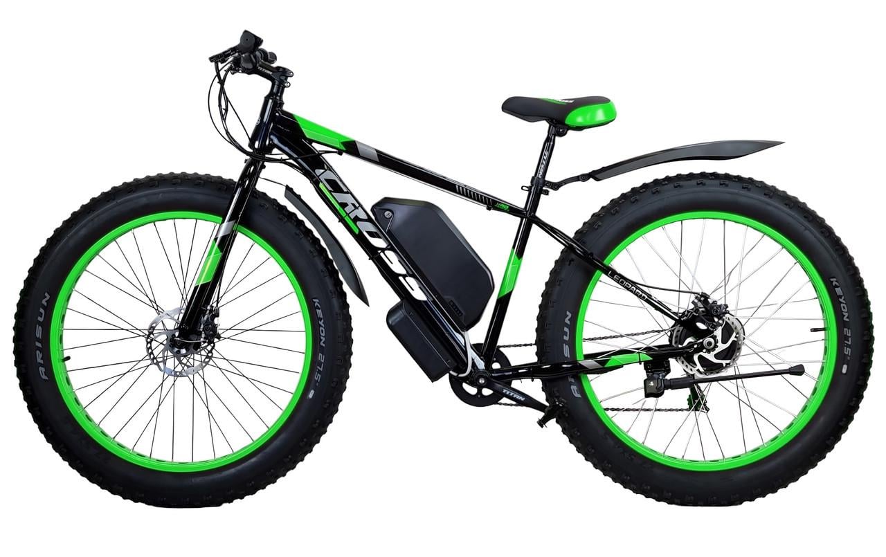 Электровелосипед Cross Leopard 27,5х4.5" 48 В 1000 Вт 15 А/ч