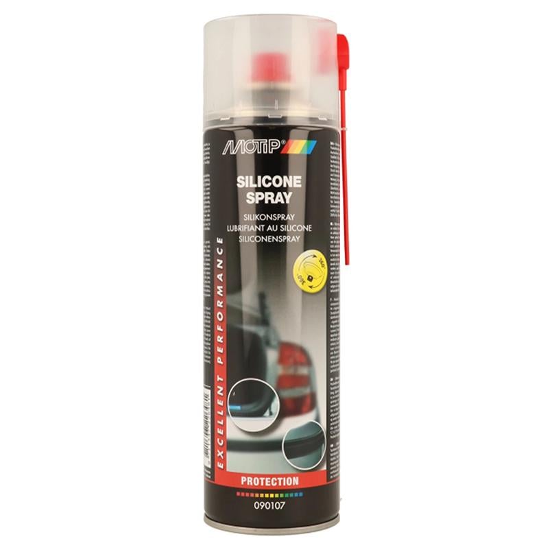 Мастило універсальне Motip Silicone Spray силіконове аерозоль 500 мл Прозорий (090107BS)