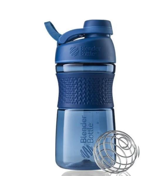 Шейкер спортивный BlenderBottle SportMixer Twist 590 мл Navy (Twist 20oz Navy)