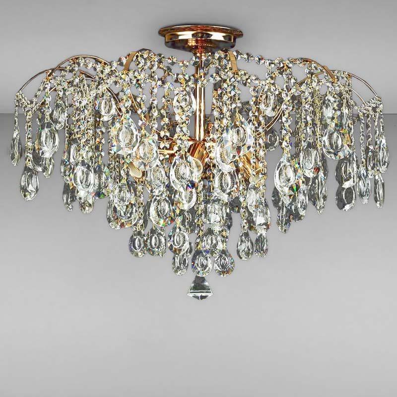 Люстра хрустальная потолочная Light House SH-17019/5 Золотой (16086)