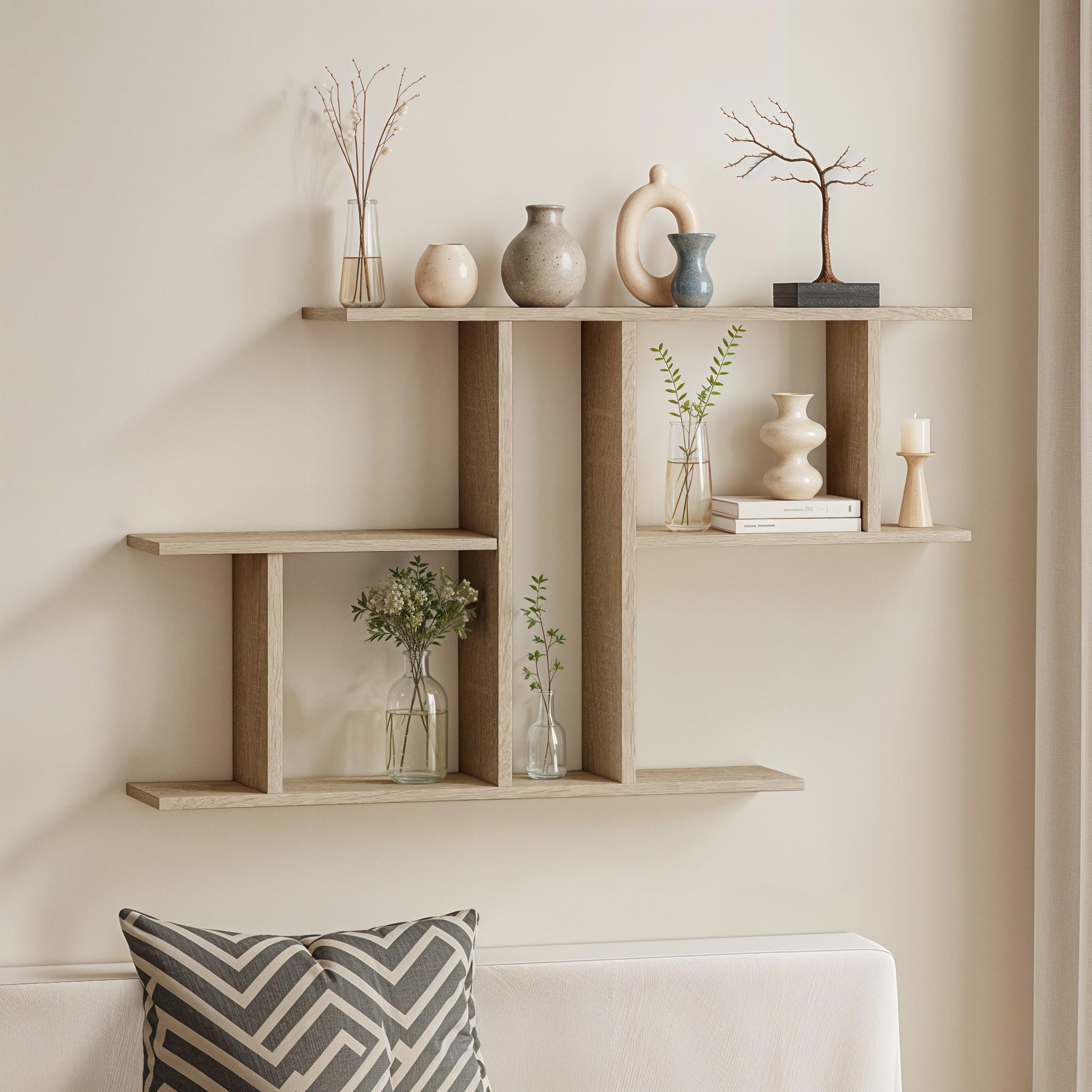 Полка навесная FT-8 1048х180х600 мм Дуб Сонома